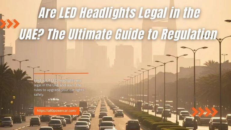 Are LED Headlights Legal in the UAE?