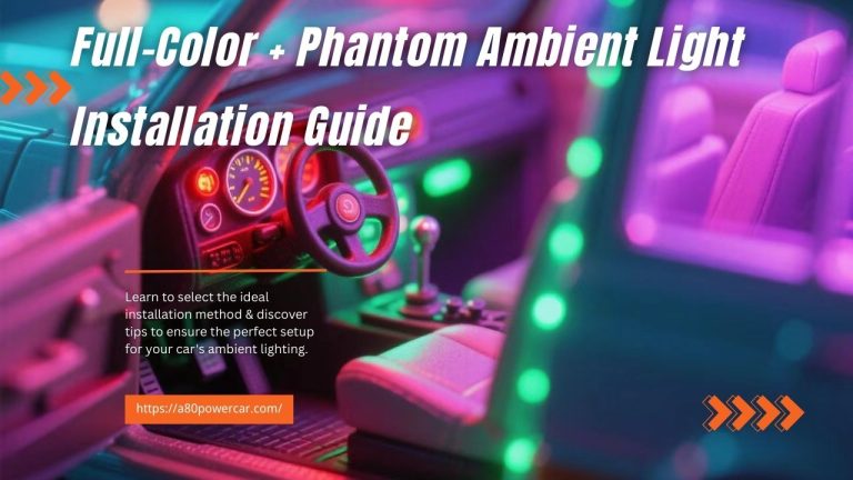 Full-Color + Phantom Ambient Light Installation Guide