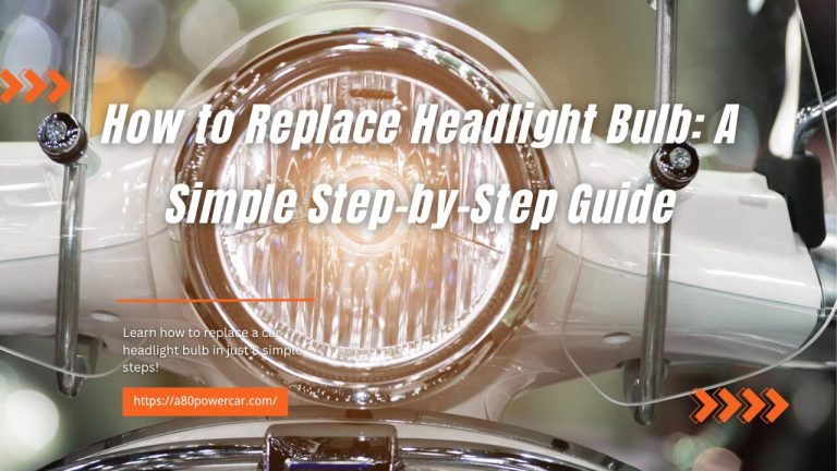 How to Replace Headlight Bulb: A Simple Step-by-Step Guide Drag widget here Categories